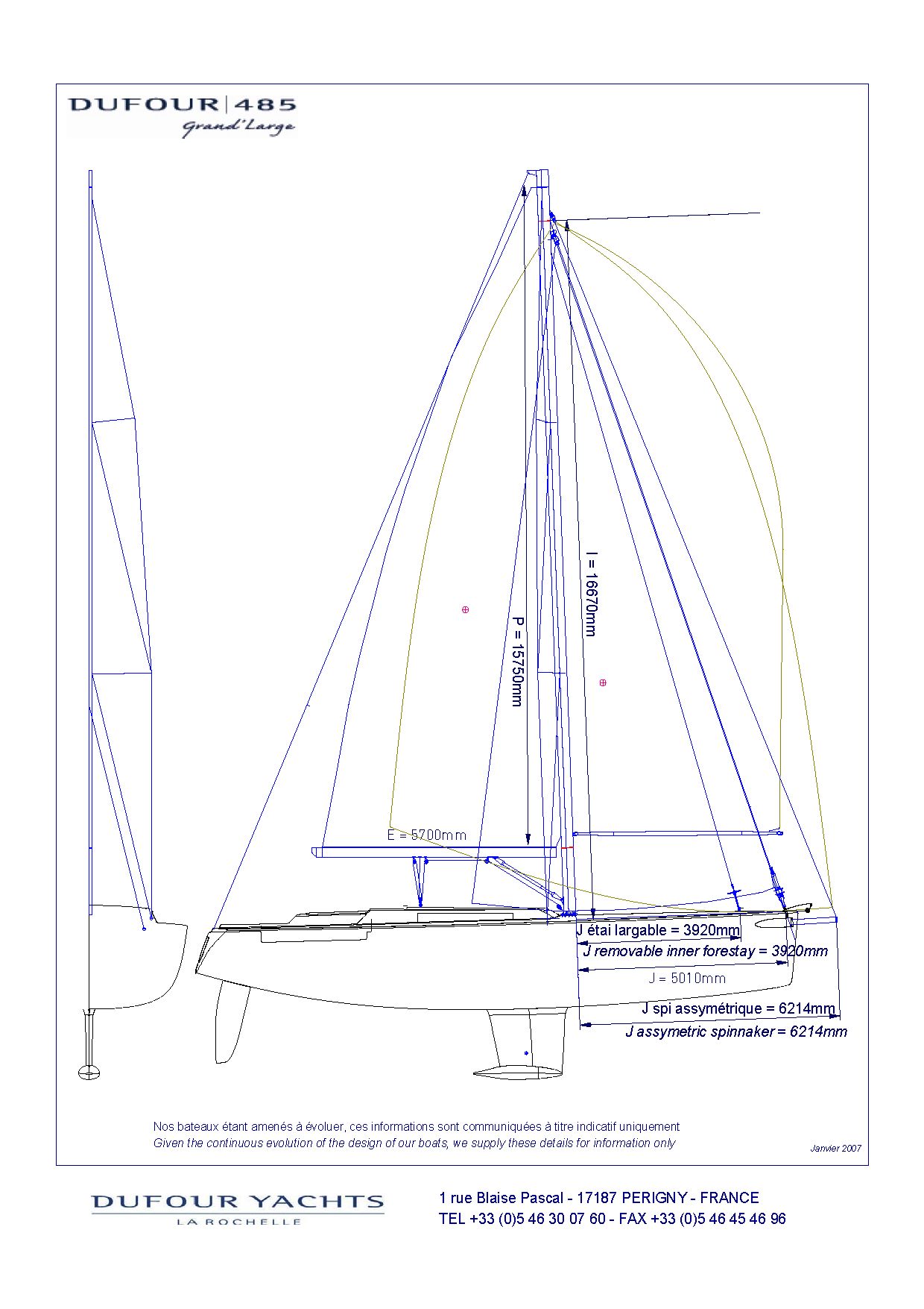 2008 Dufour Yachts 485 Grand Large à vendre (photo 16)