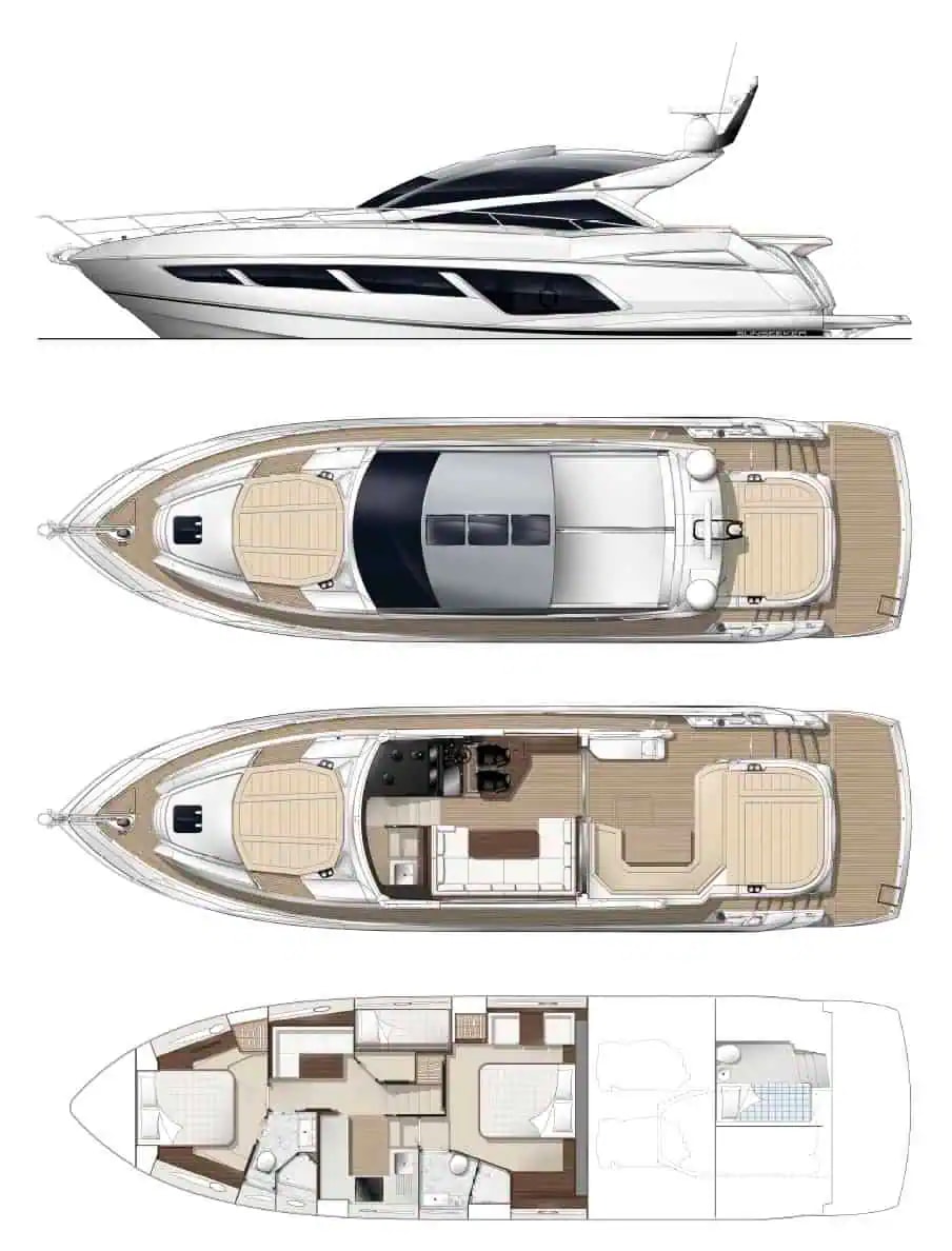 2016 Sunseeker Predator 57 for sale (photo 34)