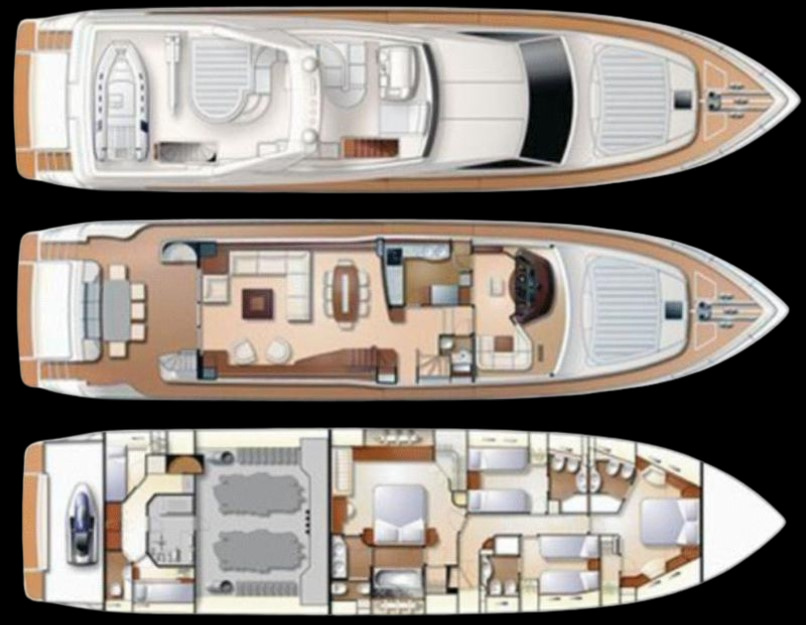 2009 FERRETTI 830 a noleggio (photo 28)