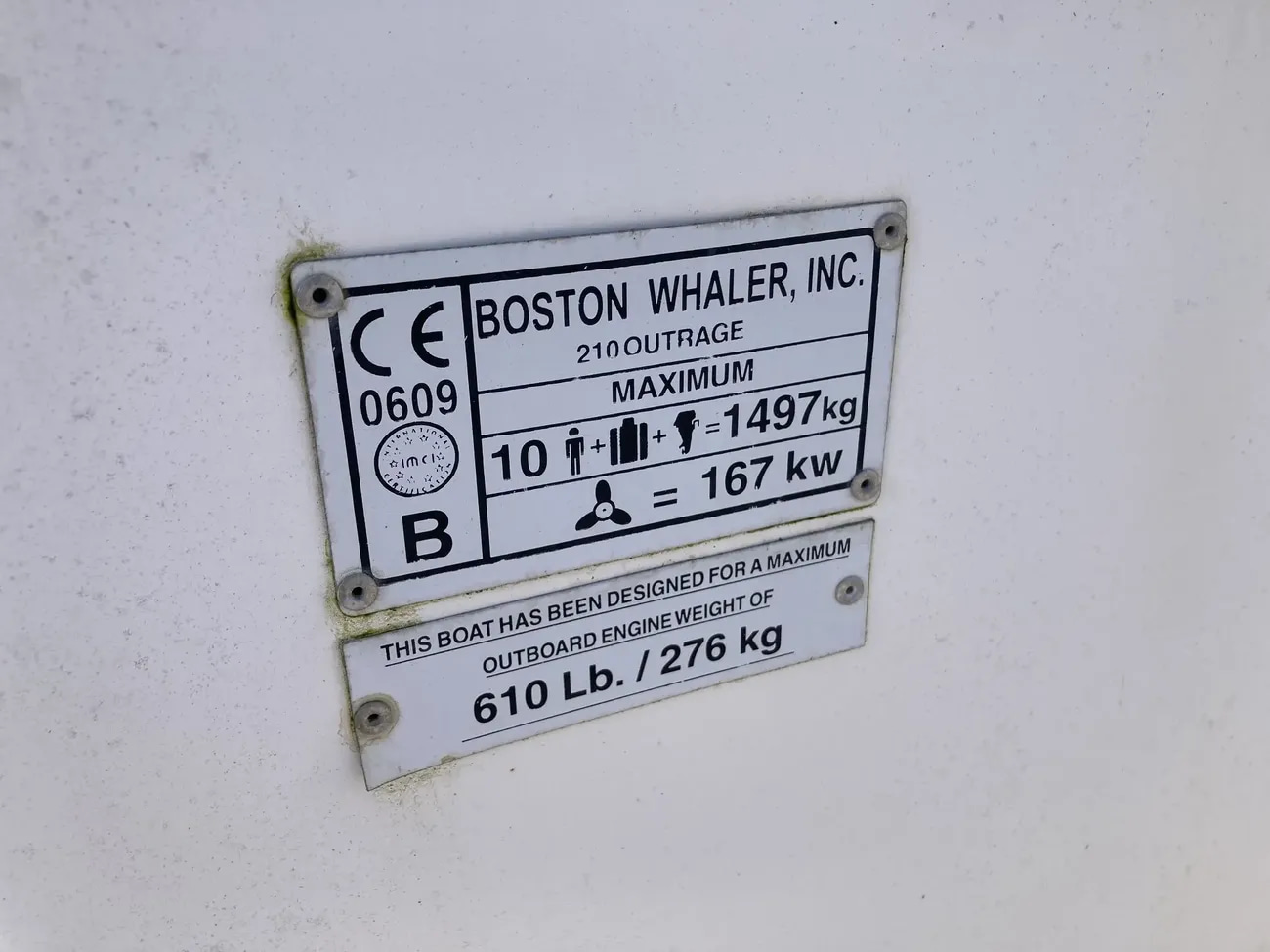 2003 Boston Whaler 210 Outrage en venta (photo 26)