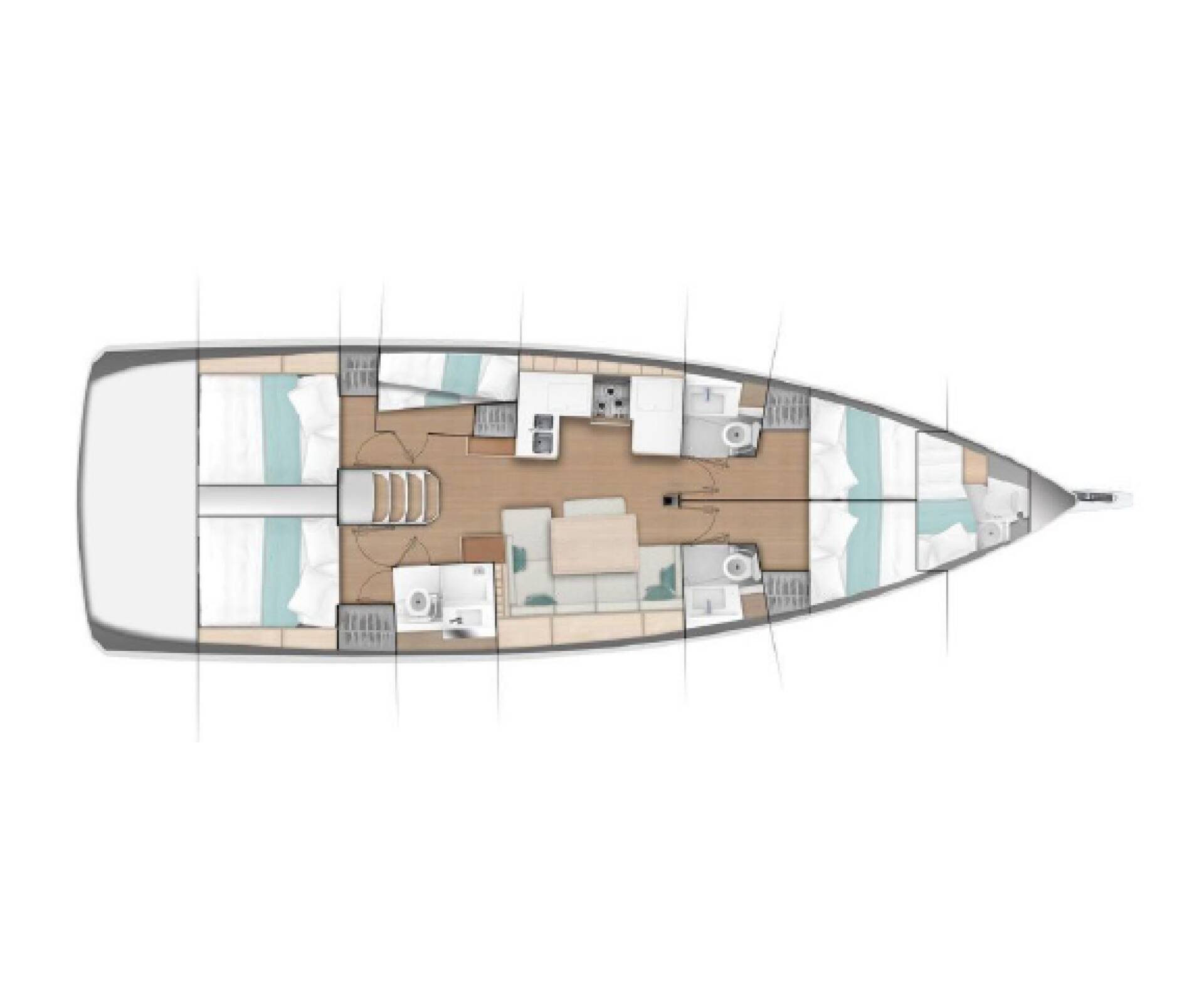 2019 Jeanneau Sun Odyssey 490 à vendre (photo 8)