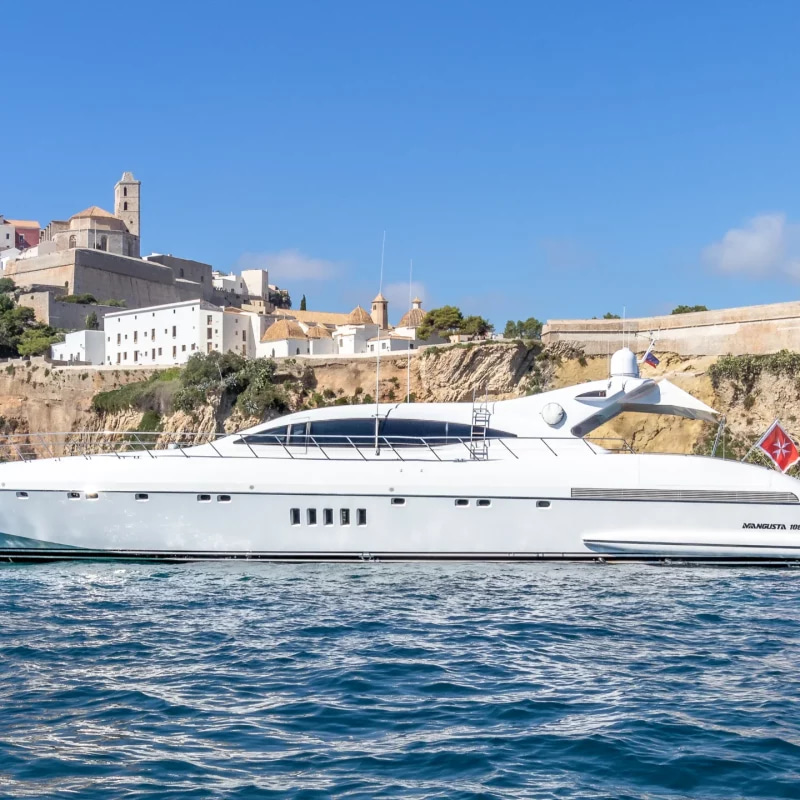 2003 Mangusta 108 for charter (photo 3)