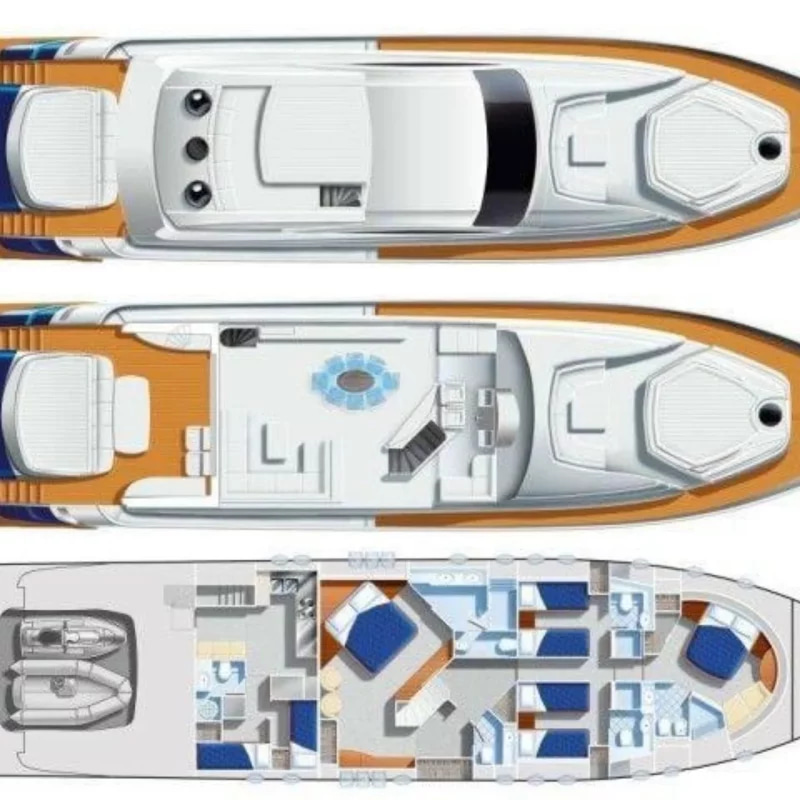 2007 Pershing 90 a noleggio (photo 28)