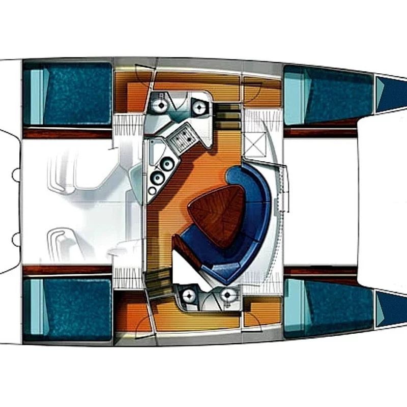 2002 Fountaine Pajot Lavezzi 40 a noleggio (photo 8)