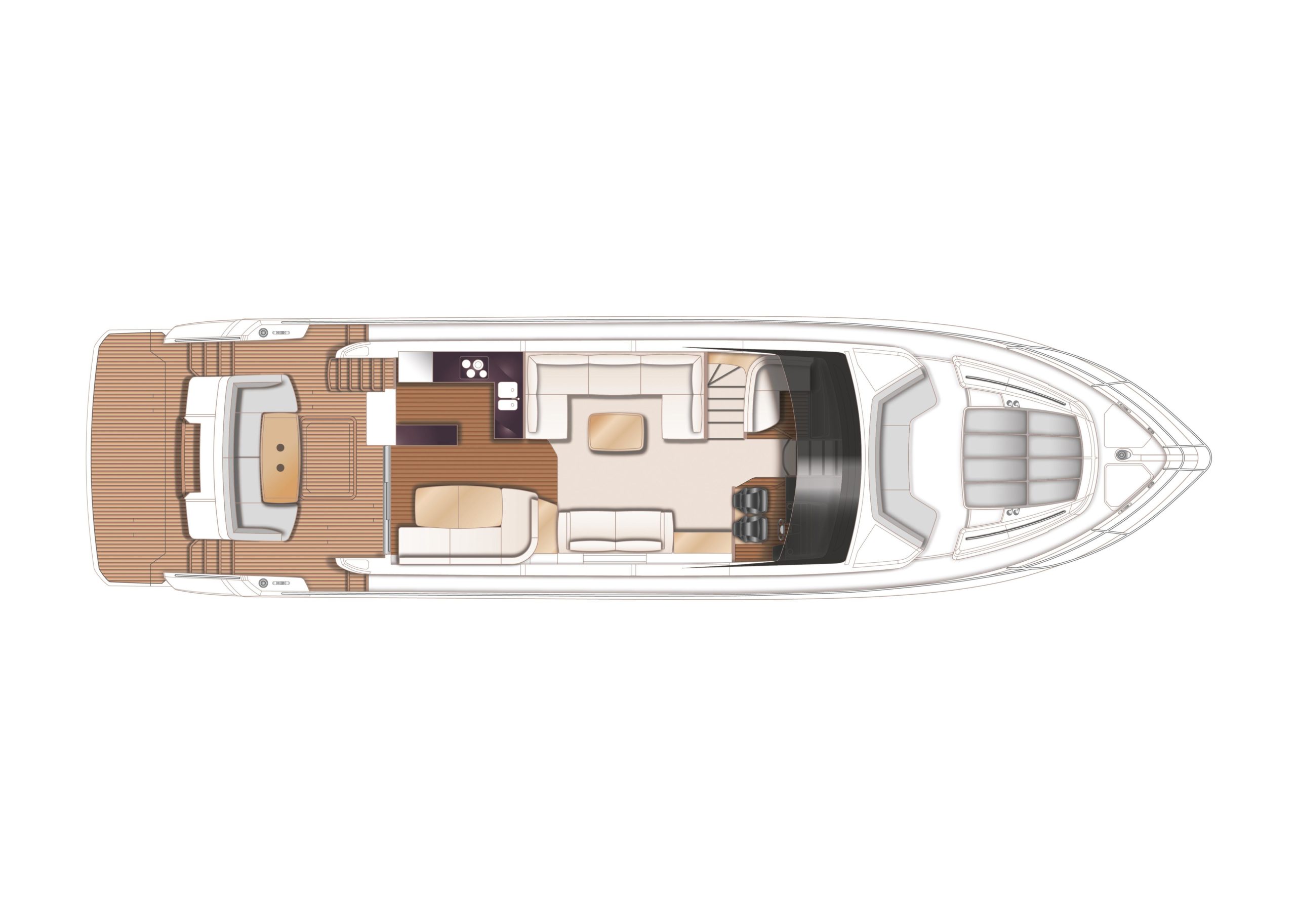 2015 Princess Yachts 68 in vendita (photo 40)