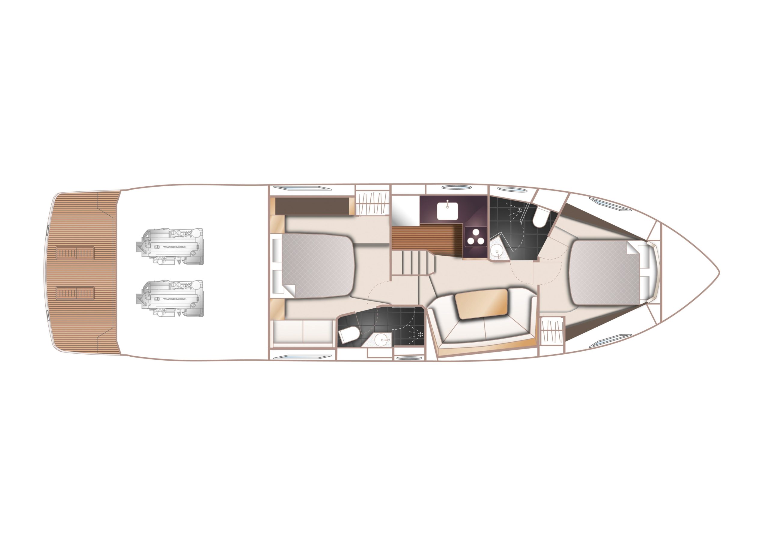2015 Princess Yachts V48 Open na sprzedaż (photo 29)