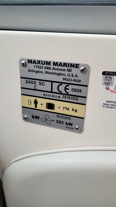 2005 Maxum 2400 SC3 zu verkaufen (photo 26)