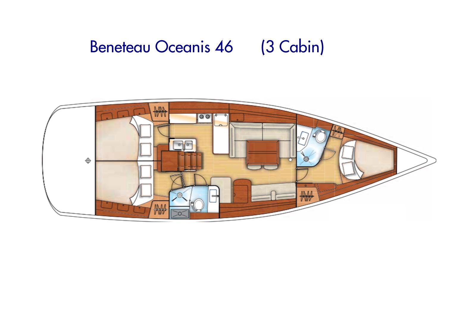 2007 Beneteau 46 à vendre (photo 3)
