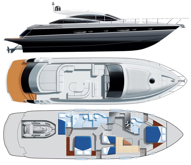 2005 Pershing 56 en alquiler (photo 8)