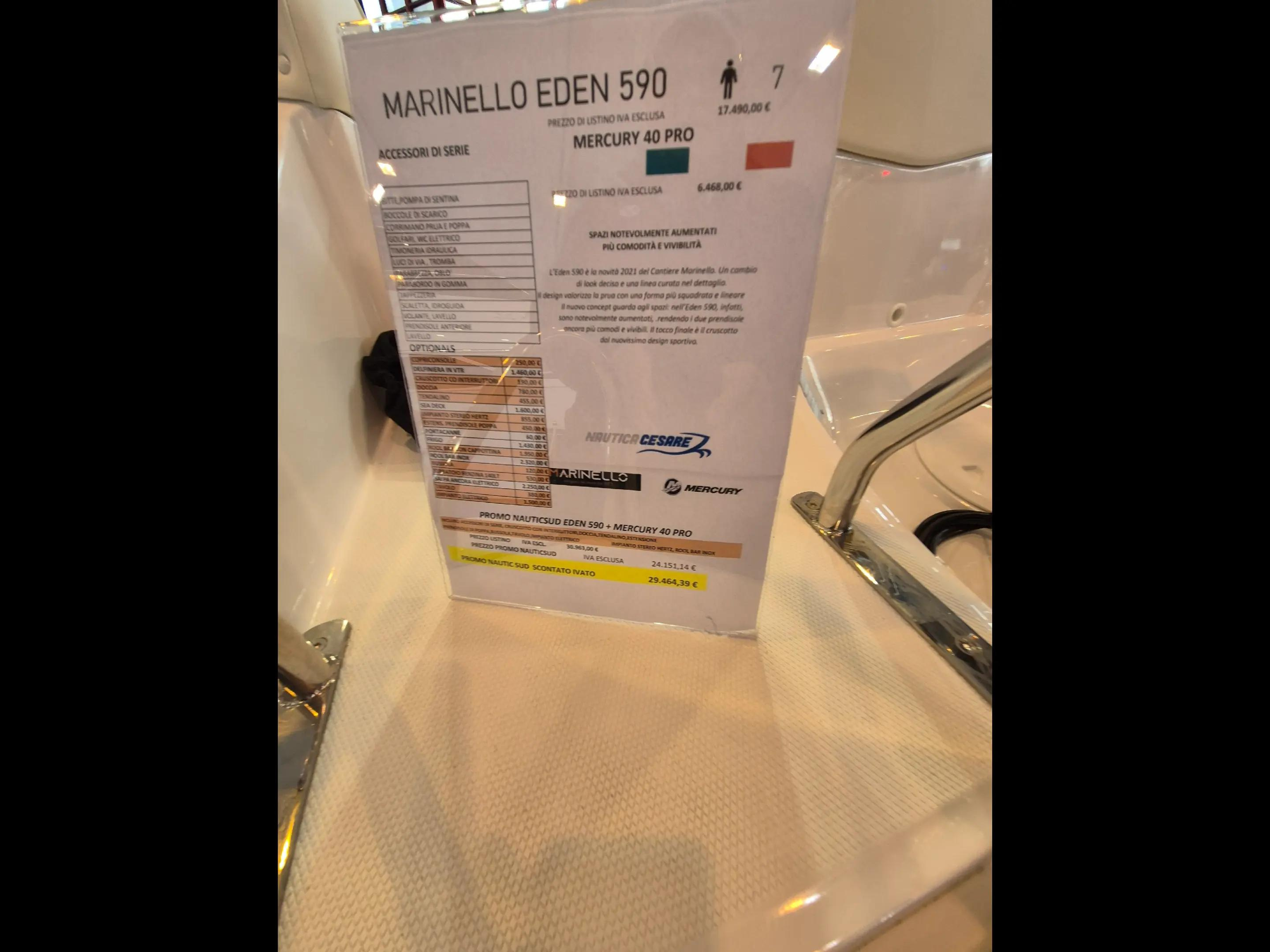 2021 Marinello Eden 590 zu verkaufen (photo 3)