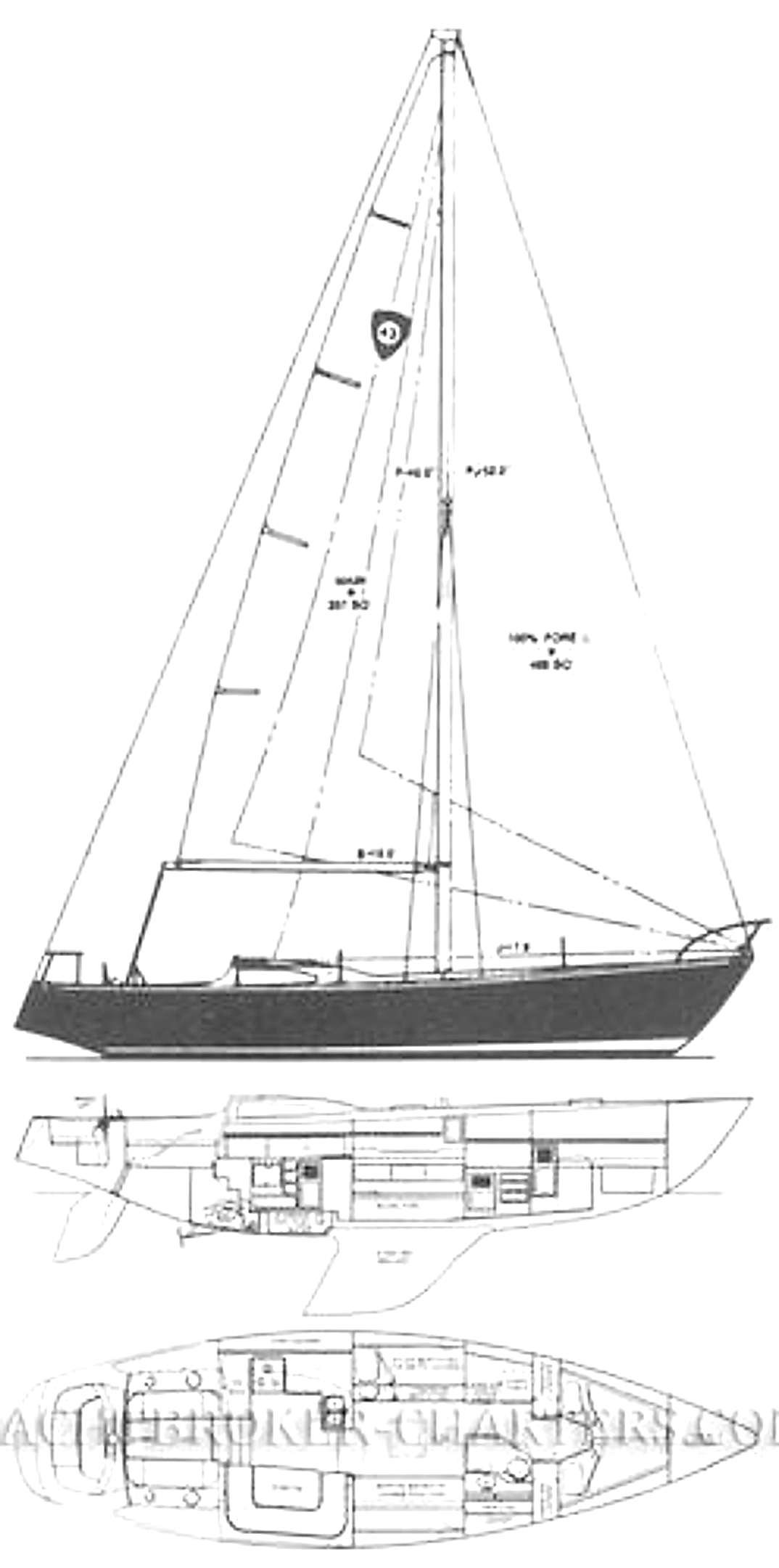 1970 Columbia Yacht 43 en venta (photo 8)