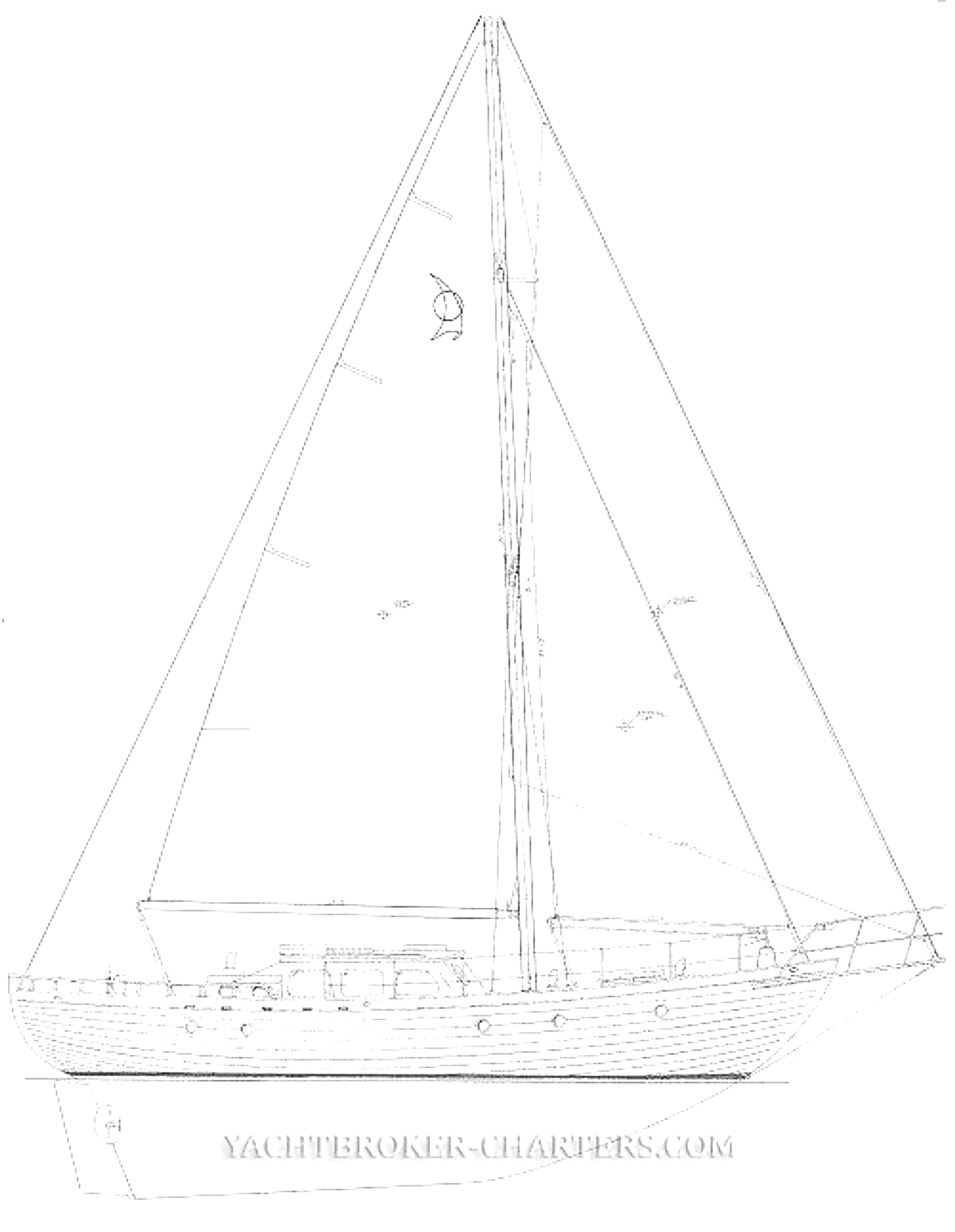 1982 Sino American Yacht Landfall 39 na sprzedaż (photo 9)