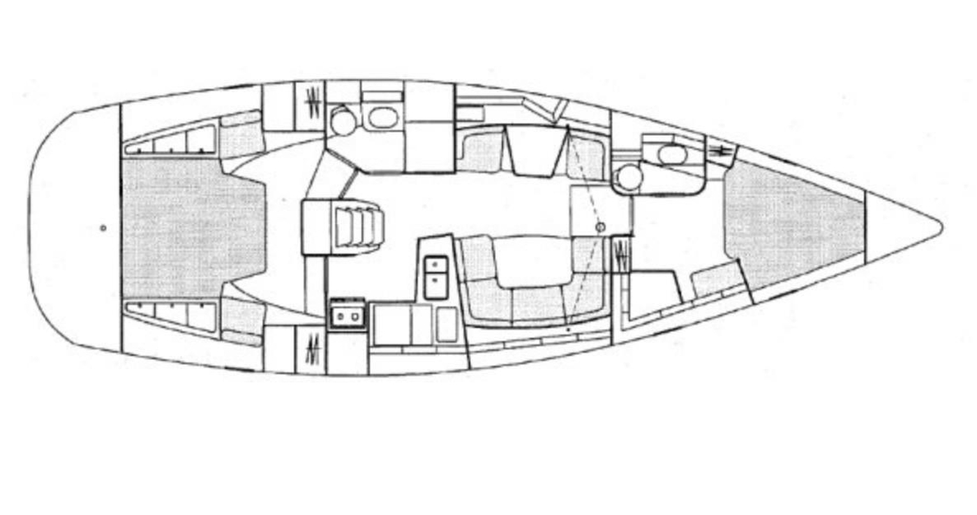2003 Jeanneau Sun Odyssey 43 DS zu verkaufen (photo 9)