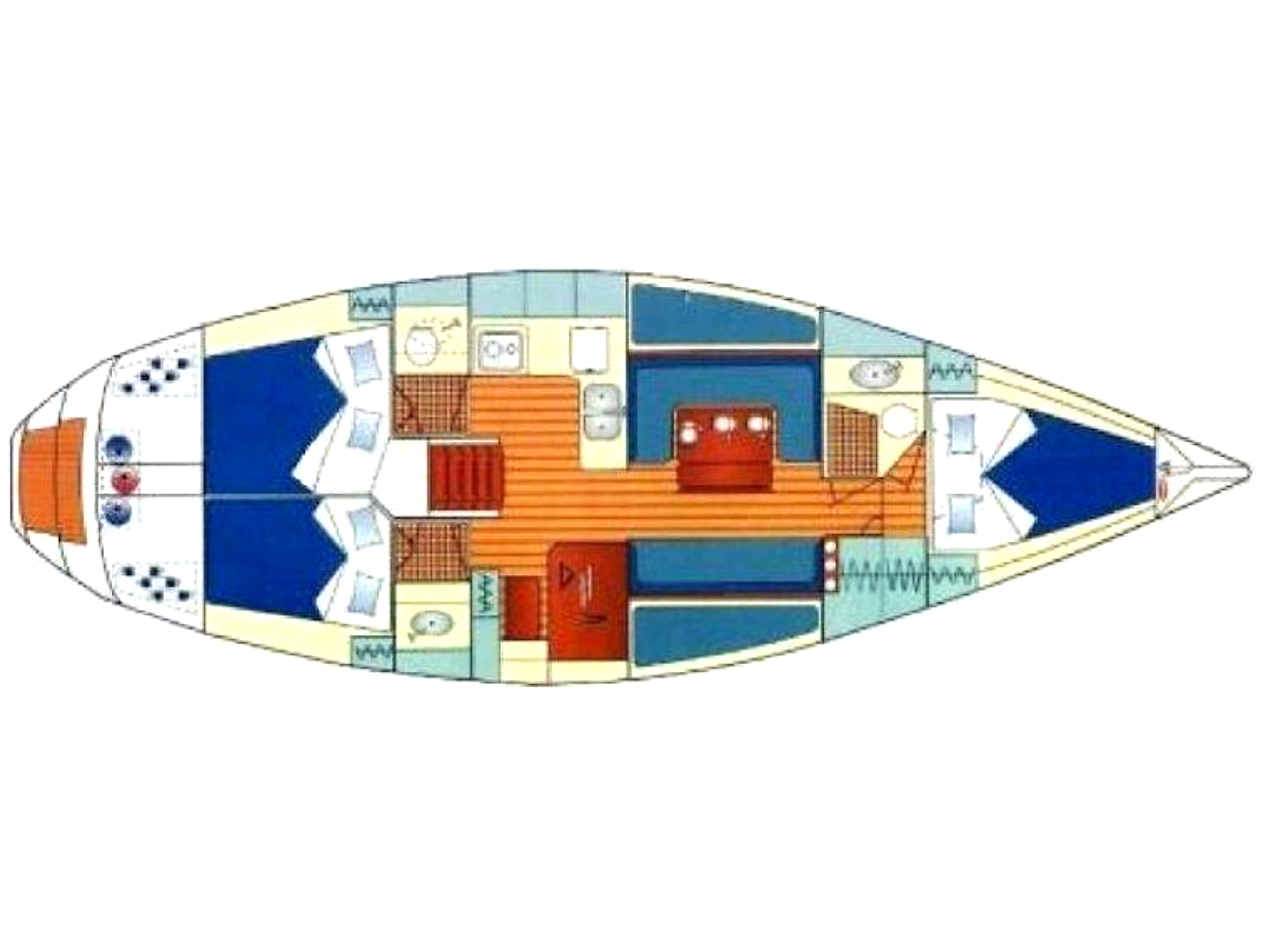 1987 Jeanneau Sun Legende 41 for sale (photo 36)