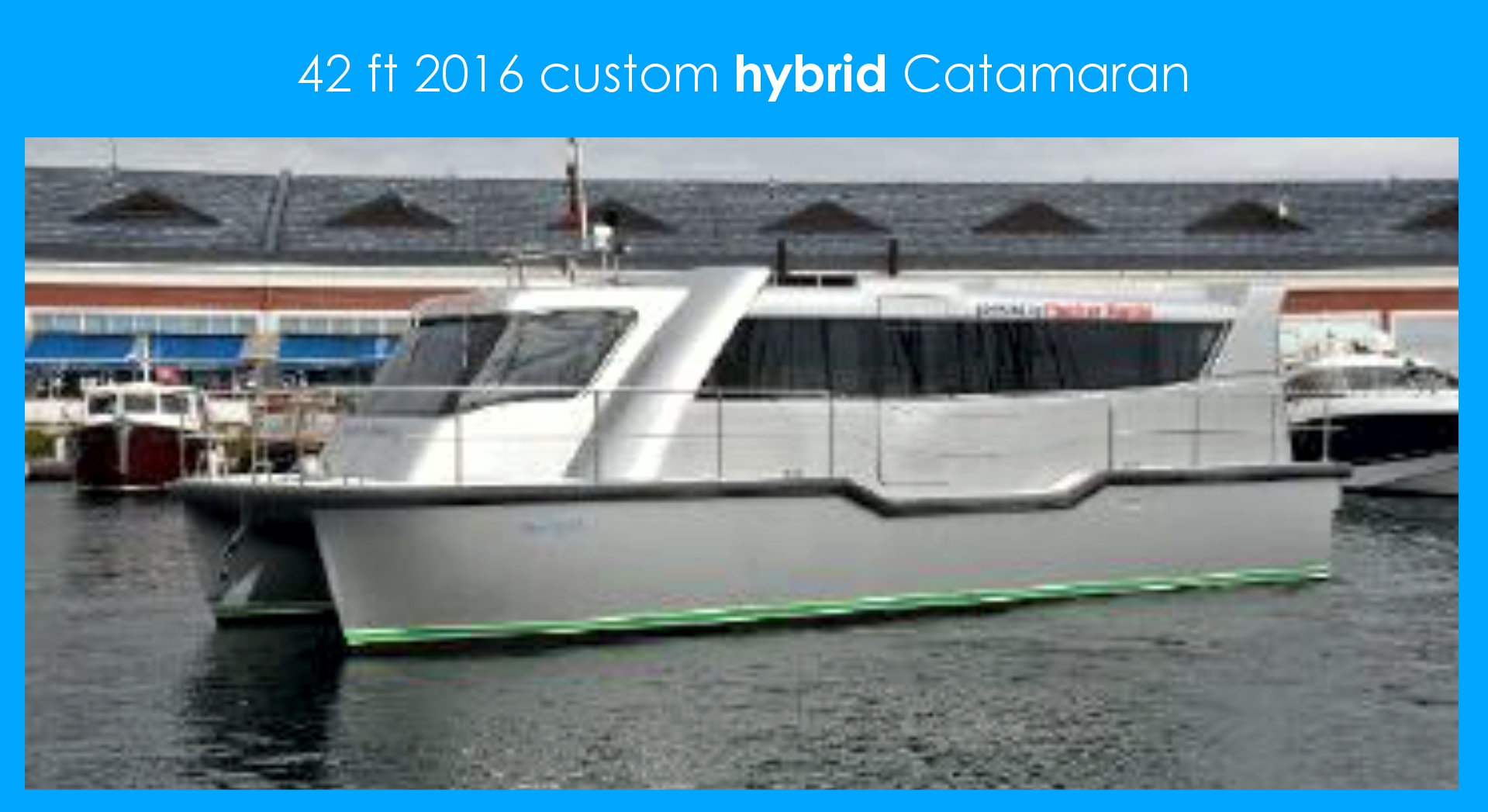 2016 Custom Hybrid Catamaran en venta (photo 1)