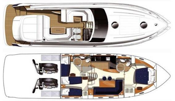 2010 Princess V53 a noleggio (photo 11)