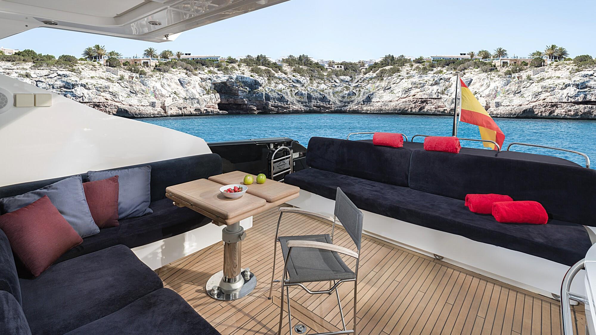 2009 Sunseeker Predator 74 Blackjax a noleggio (photo 5)