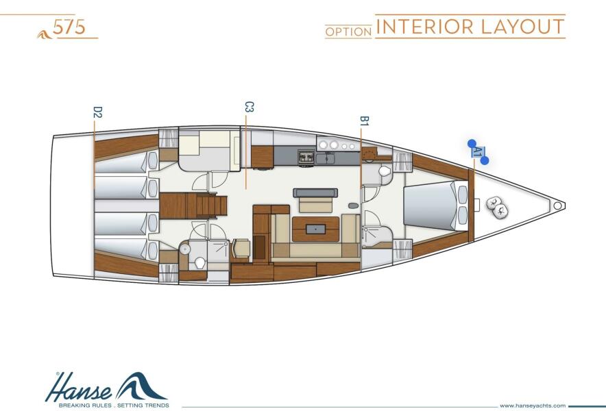 2016 Hanse 575 zu verkaufen (photo 25)