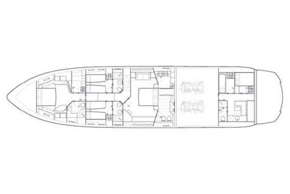 2006 Sunseeker 90' in vendita (photo 5)