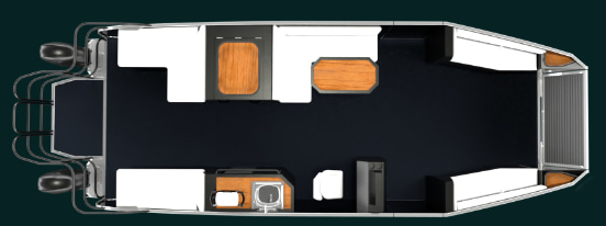2026 Finish Line EXPLORER COLLECTION: wide body 'Escape ' Catamaran for sale (photo 5)