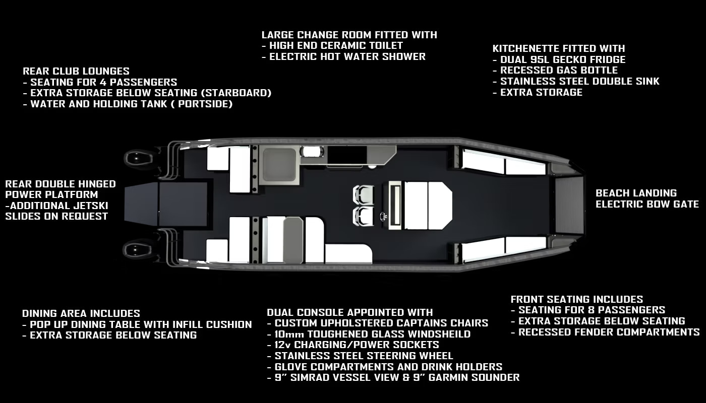 2026 Finish Line EXPLORER COLLECTION:"Sports Cat" Open & Enclosed Cabin zu verkaufen (photo 23)
