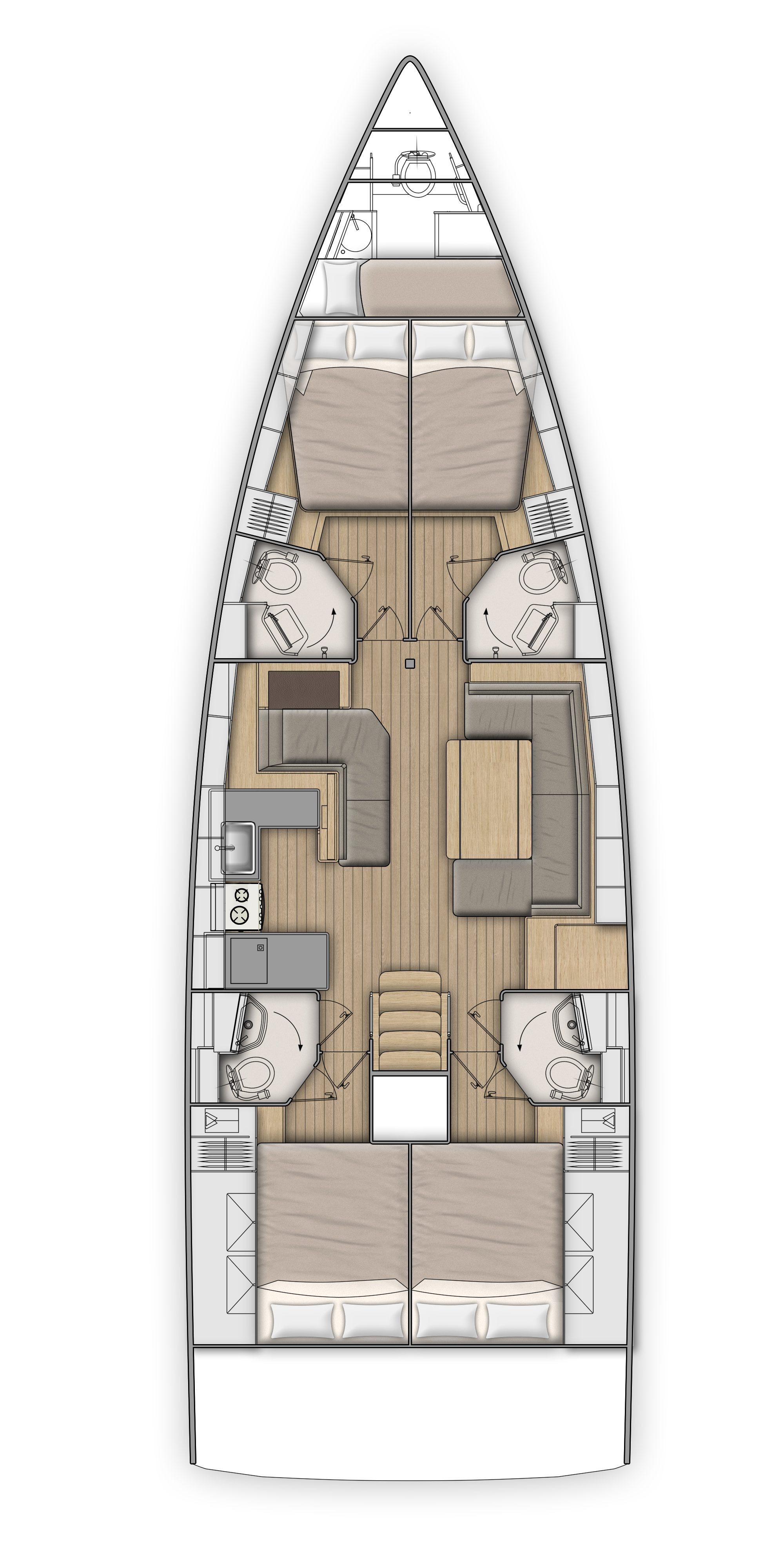 2024 Beneteau Oceanis 51.1 in vendita (photo 34)