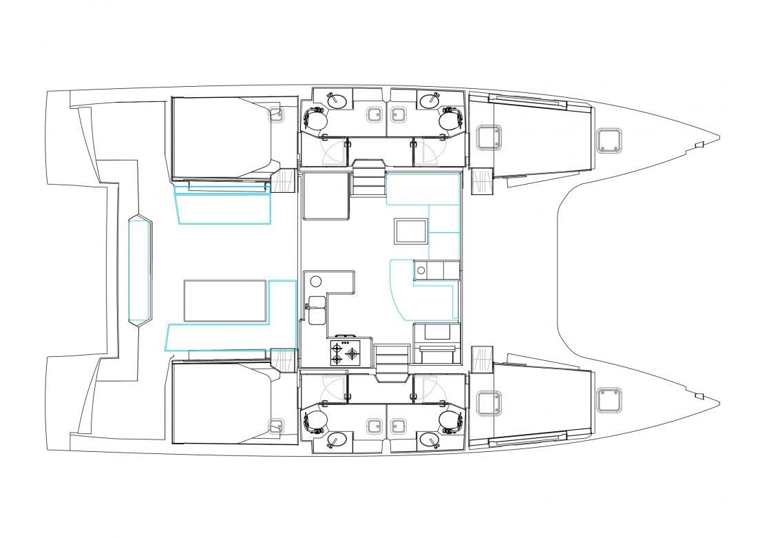 2022 Nautitech 46 Fly MK2 in vendita (photo 34)