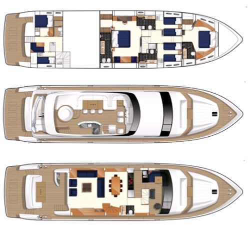 2013 Princess Princess 85 na czarter (photo 31)