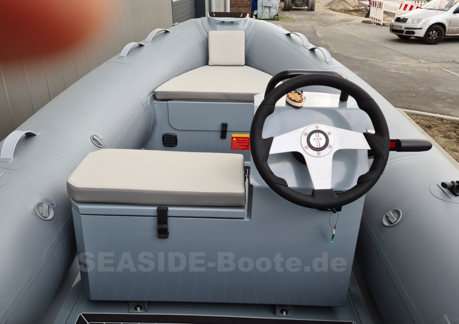 2026 ZAR Mini Lux 13 GREYLINE, Länge 3.90m + Yamaha 15PS (Führerscheinfrei) zu verkaufen (photo 4)