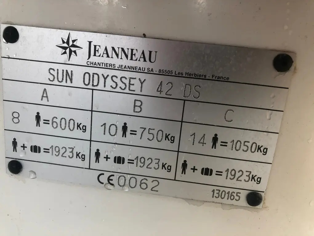 2011 Jeanneau Sun Odyssey 42 DS en venta (photo 36)